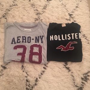 Hollister and Aero Men’s L Shirt